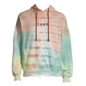 ELEVEN PARIS Knit Tie-Dye Hoodie sz Small